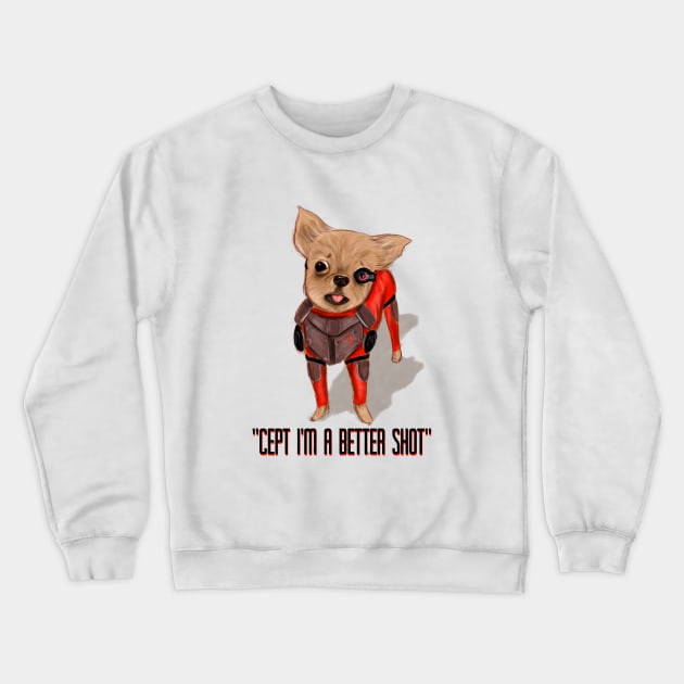 Funny dog Crewneck Sweatshirt by YtaArt